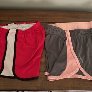 Set of Reebok women’s running shorts